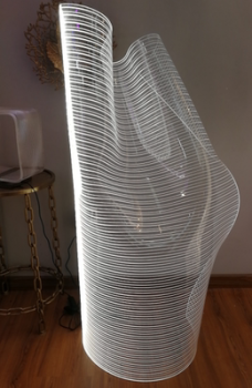 360Home plexiglas Stehleuchte Tischlampe Stehlampe Lampe Leuchte